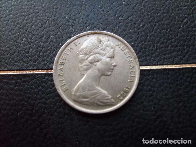 Monedas antiguas de Ocean&iacute;a: AUSTRALIA 5 CENTS 1982