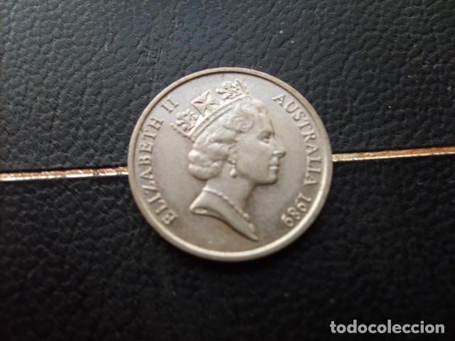 Monedas antiguas de Ocean&iacute;a: AUSTRALIA 5 CENTS 1989