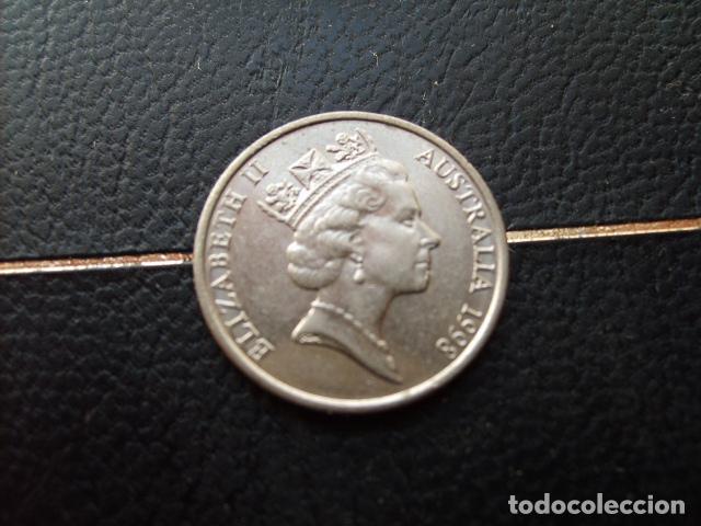 Monedas antiguas de Ocean&iacute;a: AUSTRALIA 5 CENTS 1998