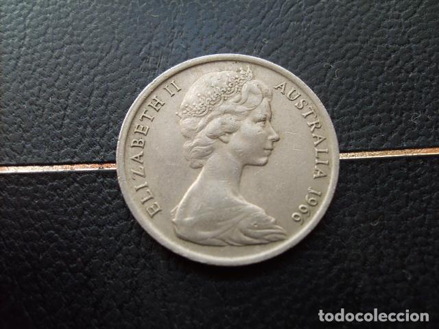 Monedas antiguas de Ocean&iacute;a: AUSTRALIA 10 CENTS 1966