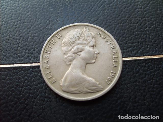 Monedas antiguas de Ocean&iacute;a: AUSTRALIA 10 CENTS 1967