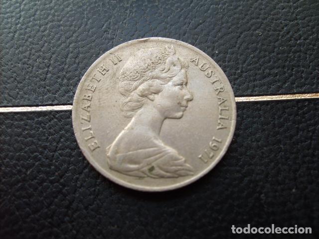 Monedas antiguas de Ocean&iacute;a: AUSTRALIA 10 CENTS 1971