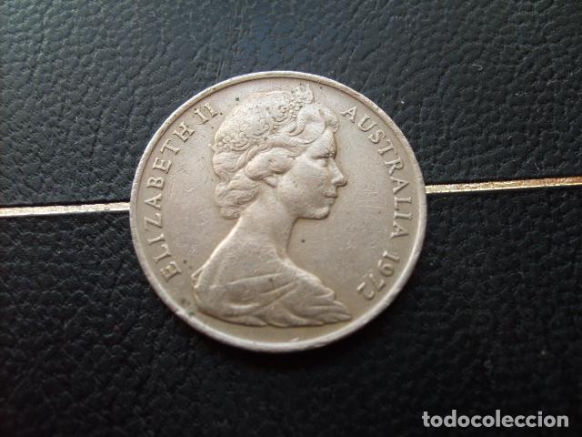 Monedas antiguas de Ocean&iacute;a: AUSTRALIA 10 CENTS 1972