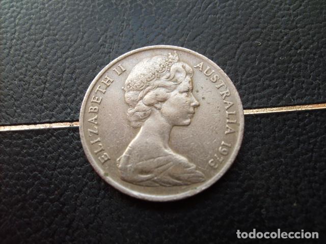 Monedas antiguas de Ocean&iacute;a: AUSTRALIA 10 CENTS 1973