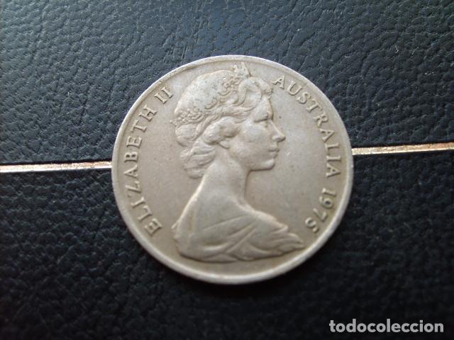 Monedas antiguas de Ocean&iacute;a: AUSTRALIA 10 CENTS 1975