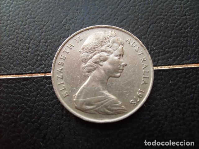 Monedas antiguas de Ocean&iacute;a: AUSTRALIA 10 CENTS 1978