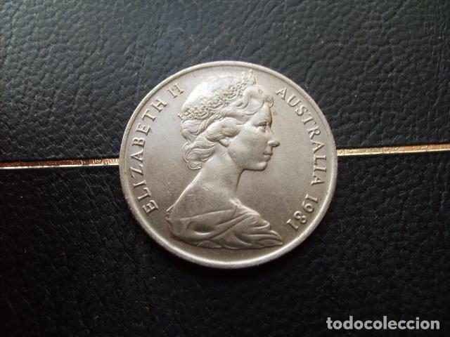 Monedas antiguas de Ocean&iacute;a: AUSTRALIA 10 CENTS 1981