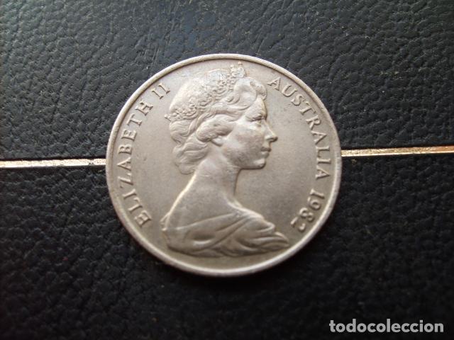 Monedas antiguas de Ocean&iacute;a: AUSTRALIA 10 CENTS 1982
