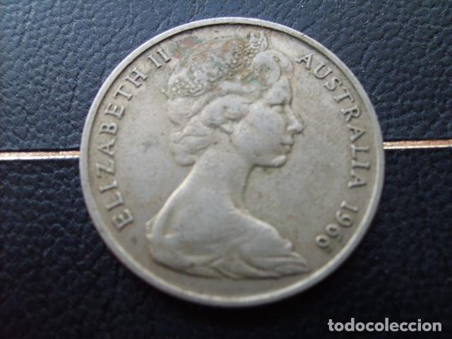 Monedas antiguas de Ocean&iacute;a: AUSTRALIA 20 CENTS 1966