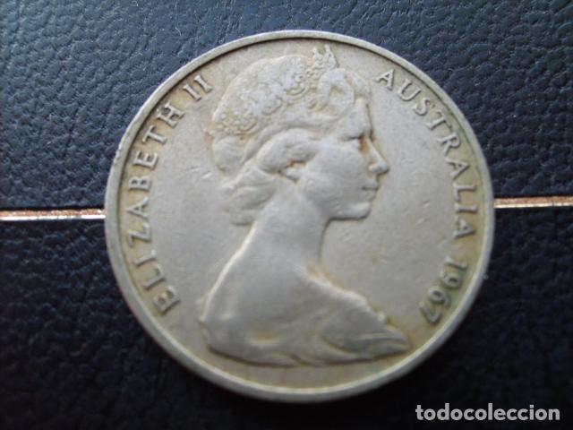 Monedas antiguas de Ocean&iacute;a: AUSTRALIA 20 CENTS 1967