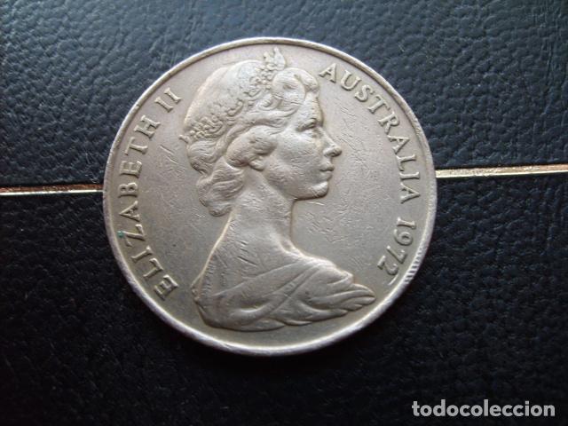 Monedas antiguas de Ocean&iacute;a: AUSTRALIA 20 CENTS 1972