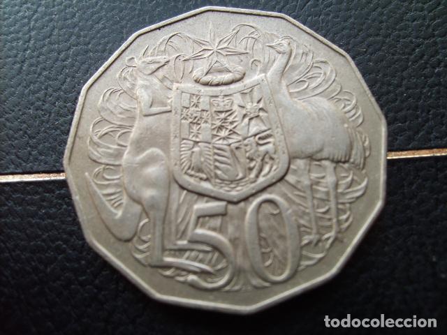 Monedas antiguas de Ocean&iacute;a: AUSTRALIA 50 CENTS 1980