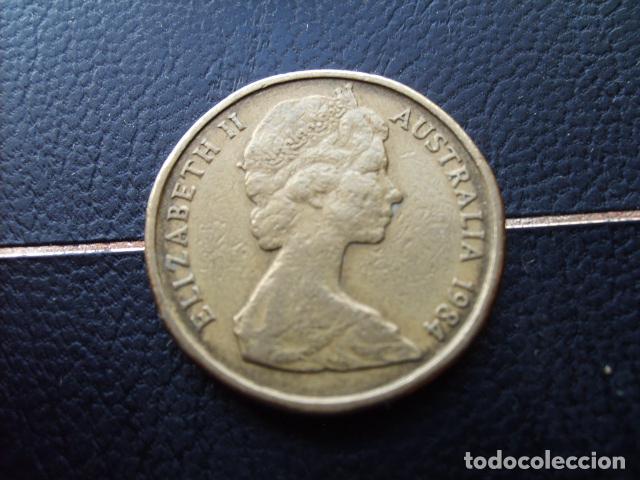 Monedas antiguas de Ocean&iacute;a: AUSTRALIA 1 DOLAR 1984