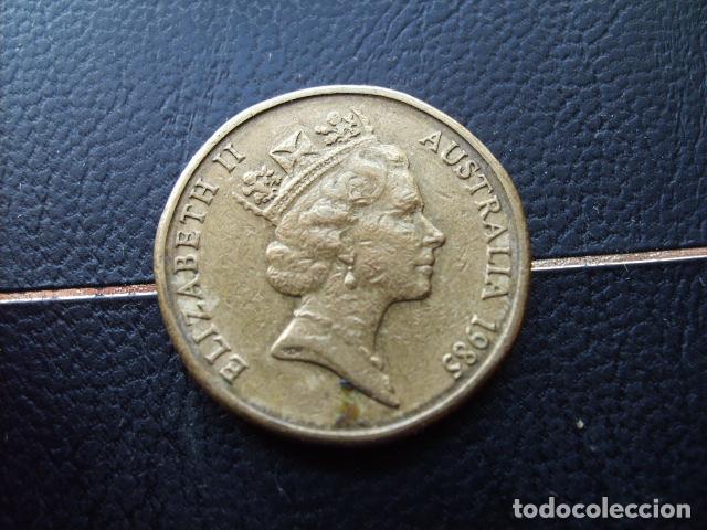 Monedas antiguas de Ocean&iacute;a: AUSTRALIA 1 DOLAR 1985