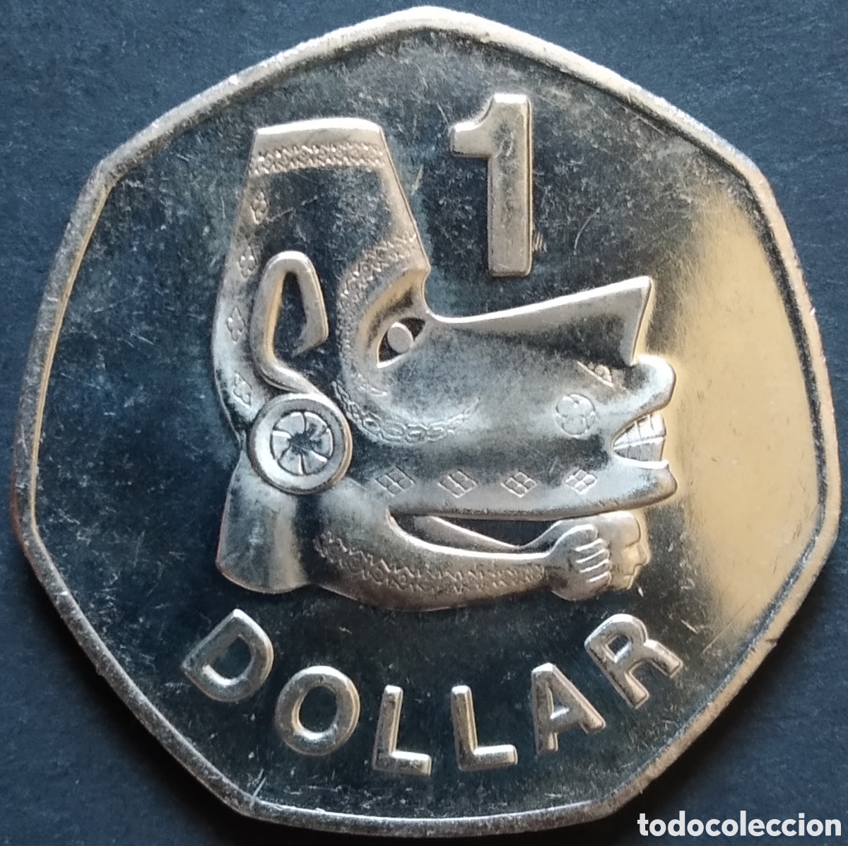 Monedas antiguas de Ocean&iacute;a: MONEDA - ISLAS SOLOM&Oacute;N 1 D&Oacute;LAR 2005