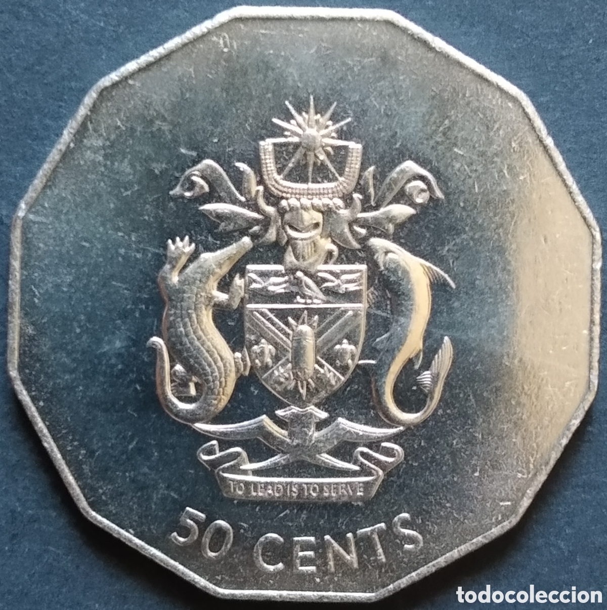 Monedas antiguas de Ocean&iacute;a: MONEDA - ISLAS SALOM&Oacute;N 50 CENTS 2005