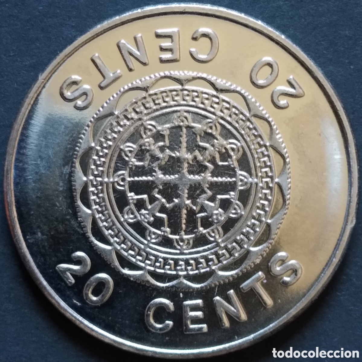 Monedas antiguas de Ocean&iacute;a: MONEDA - ISLAS SALOM&Oacute;N 20 CENTS 2005