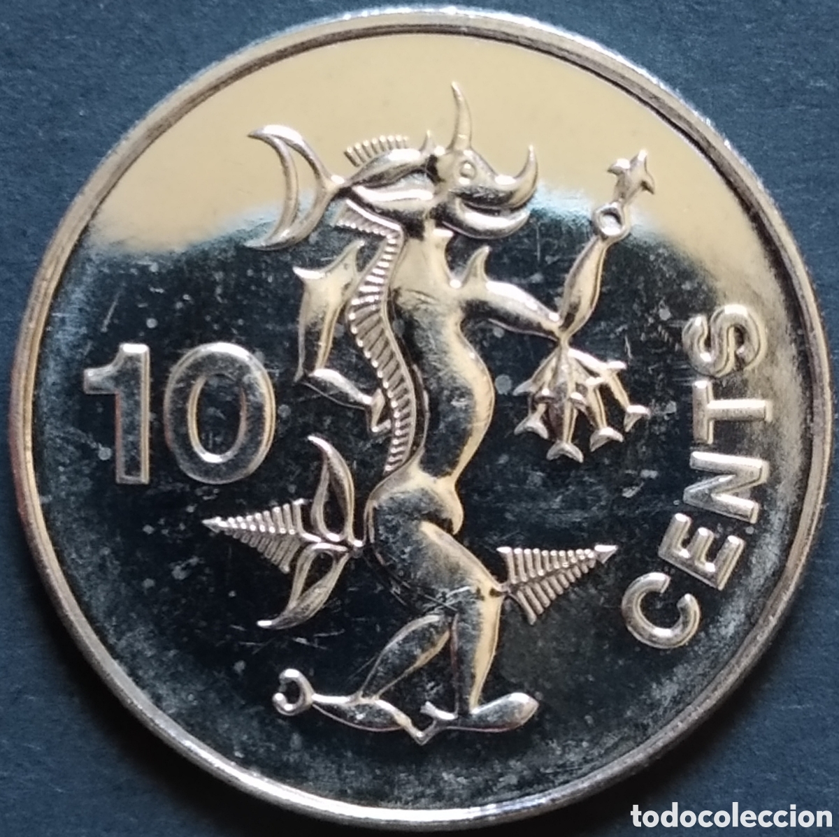 Monedas antiguas de Ocean&iacute;a: MONEDA - ISLAS SALOM&Oacute;N 10 CENTS 2005