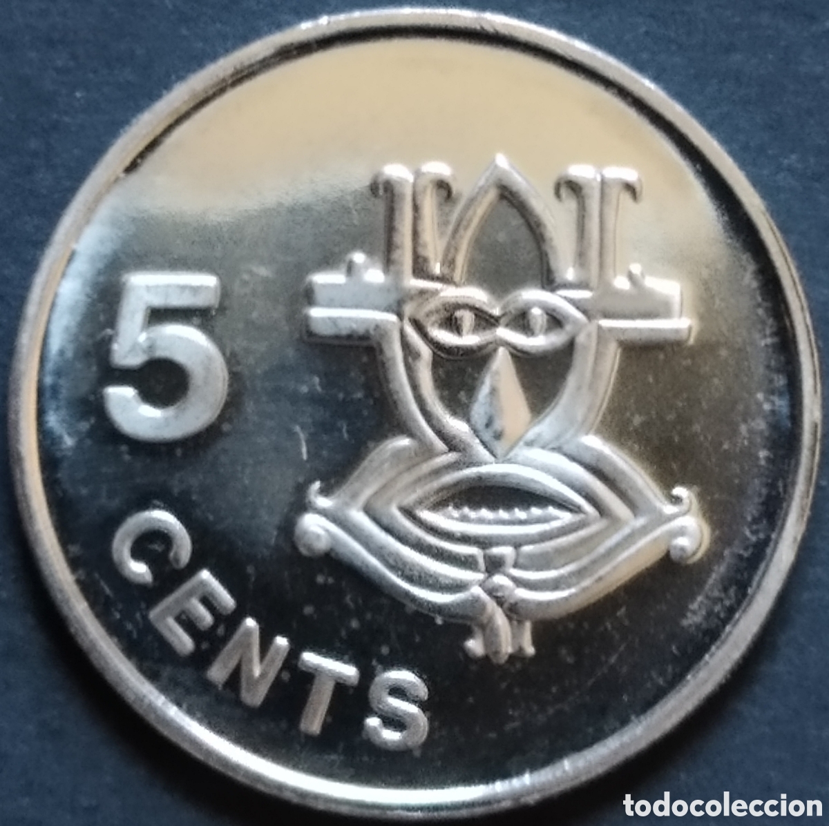 Monedas antiguas de Ocean&iacute;a: MONEDA - ISLAS SALOM&Oacute;N 5 CENTS 2005