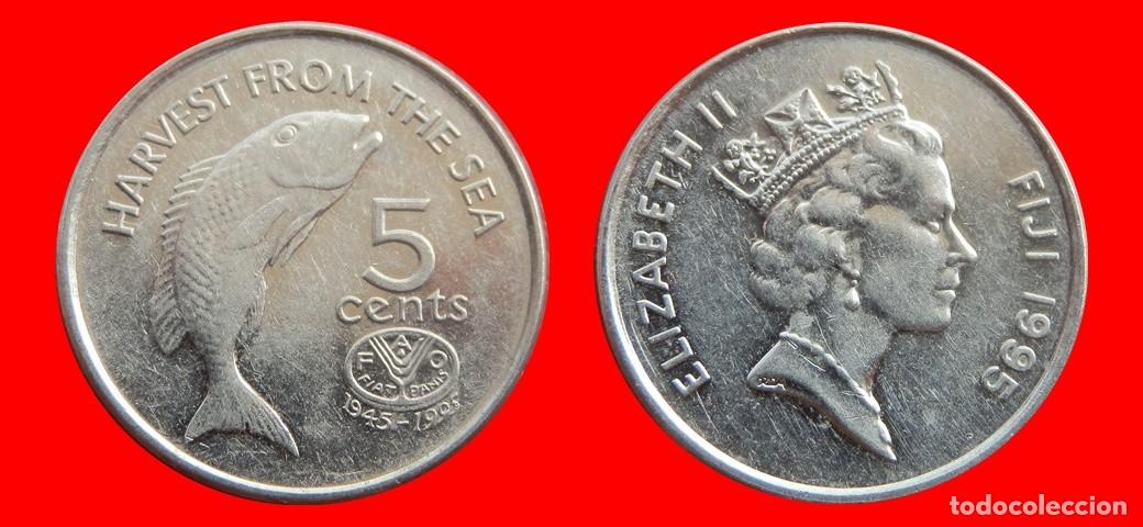 Monedas antiguas de Ocean&iacute;a: 5 CENTAVOS 1995 ISLAS FIJI FIYI-153149