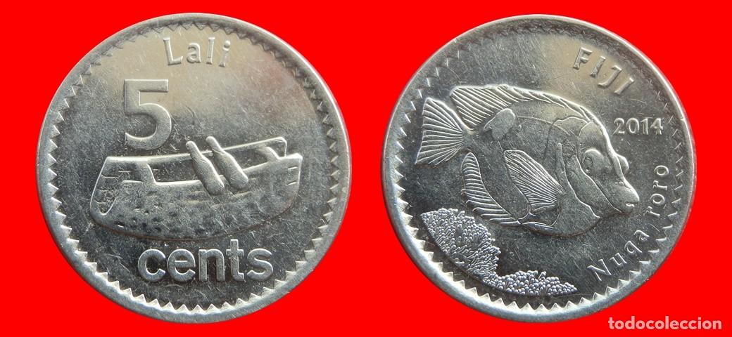 Monedas antiguas de Ocean&iacute;a: 5 CENTAVOS 2014 ISLAS FIJI FIYI-153151