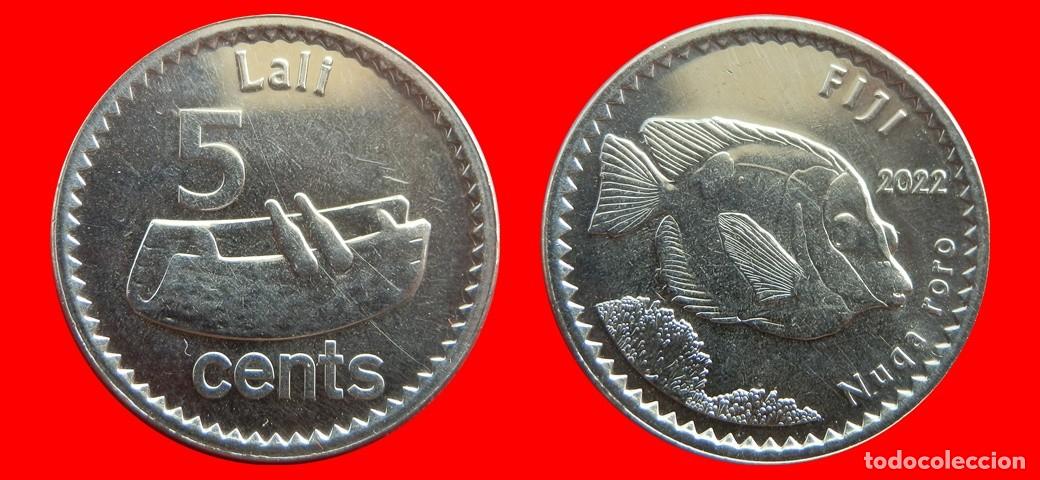 Monedas antiguas de Ocean&iacute;a: 5 CENTAVOS 2022 ISLAS FIJI FIYI-153152