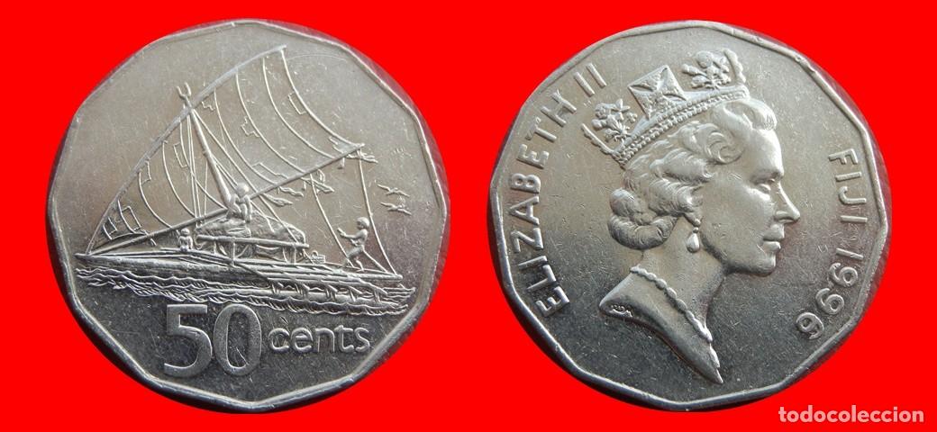 Monedas antiguas de Ocean&iacute;a: 50 CENTAVOS 1996 ISLAS FIJI FIYI-153156