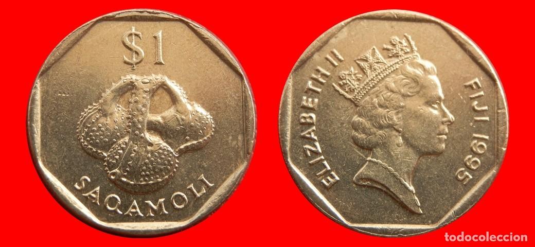 Monedas antiguas de Ocean&iacute;a: 1 DOLAR 1995 ISLAS FIJI FIYI-153160