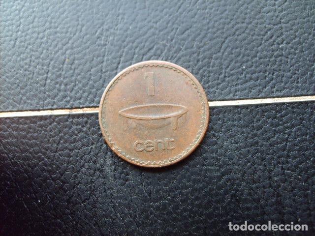 Monedas antiguas de Ocean&iacute;a: * FIJI 1 CENT 1990 *