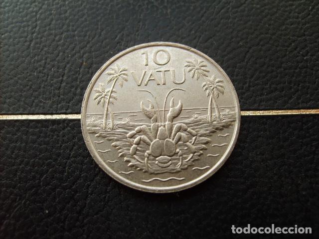Monedas antiguas de Ocean&iacute;a: VANUATU 10 VATU 1990