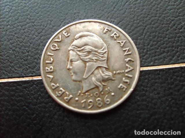 Monedas antiguas de Ocean&iacute;a: POLINESIA FRANCESA 10 FRANCOS 1986