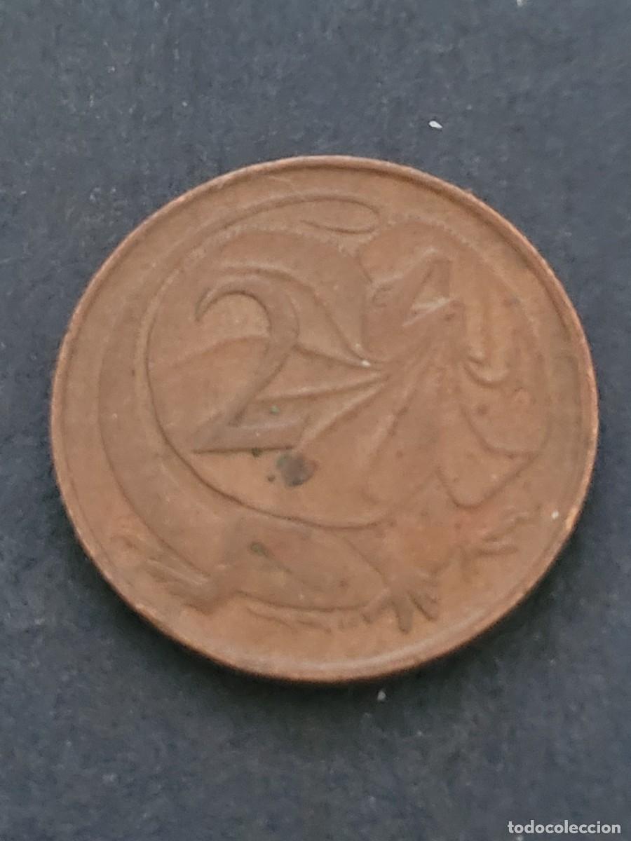 Monedas antiguas de Ocean&iacute;a: Moneda 2 centavos 1966 Australia - Foto 2