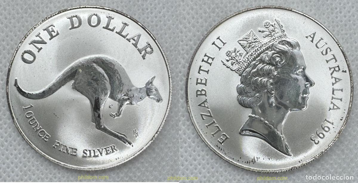 Monedas antiguas de Ocean&iacute;a: 5296 AUSTRALIA 1993 AUSTRALIA 1 DOLLAR 1993