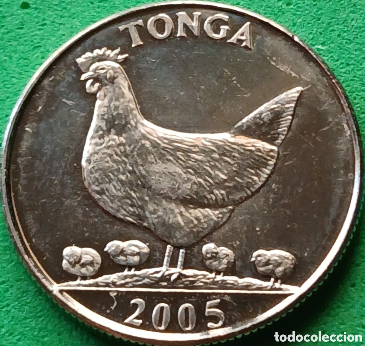 Monedas antiguas de Ocean&iacute;a: Tonga 5 seniti 2005 km#68a