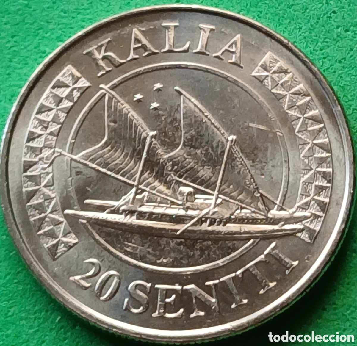 Monedas antiguas de Ocean&iacute;a: Tonga 20 seniti 2015 km#228