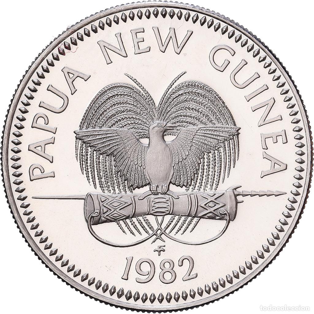 Monedas antiguas de Ocean&iacute;a: [#1224435] Pap&uacute;a-Nueva Guinea, 10 Toea, 1982, Cobre - n&iacute;quel, SC+, KM:4