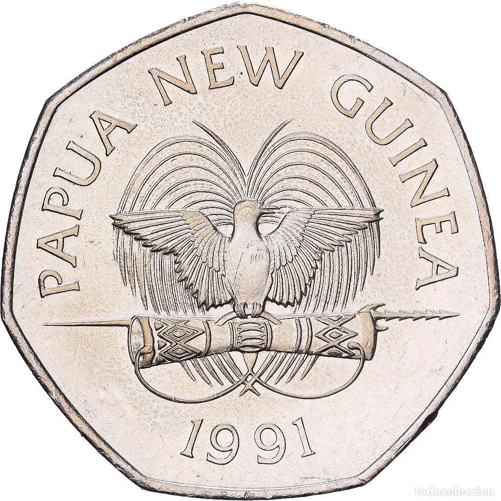 Monedas antiguas de Ocean&iacute;a: [#1224436] Pap&uacute;a-Nueva Guinea, 50 Toea, 1991, Cobre - n&iacute;quel, MBC+, KM:31