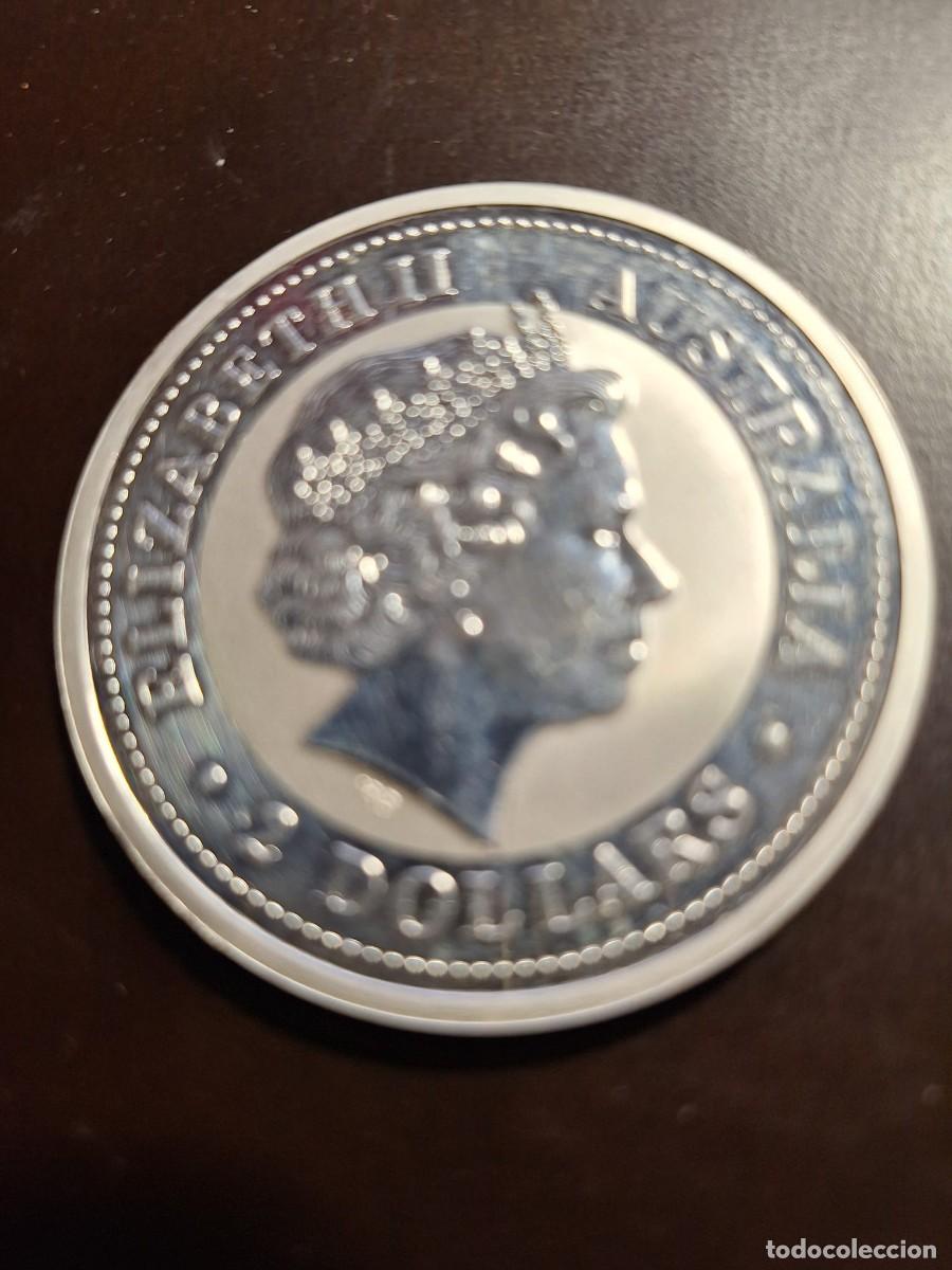 Monedas antiguas de Ocean&iacute;a: Moneda de plata 2 dollars Australia 2000. N-1