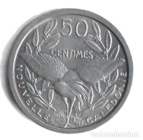 Monedas antiguas de Ocean&iacute;a: Nueva Caledonia 50 c&eacute;ntimos 1949 KM# 1