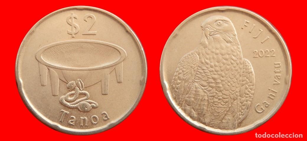 Monedas antiguas de Ocean&iacute;a: 2 DOLARES 2022 ISLAS FIJI FIYI-153406