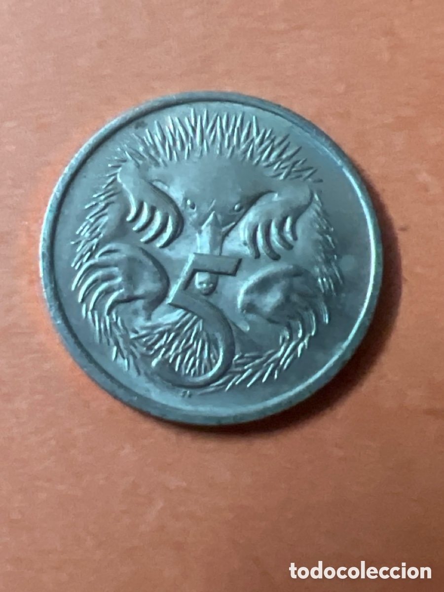 Monedas antiguas de Ocean&iacute;a: C8. Moneda, Australia, 5 Cents, 1984 - Foto 2