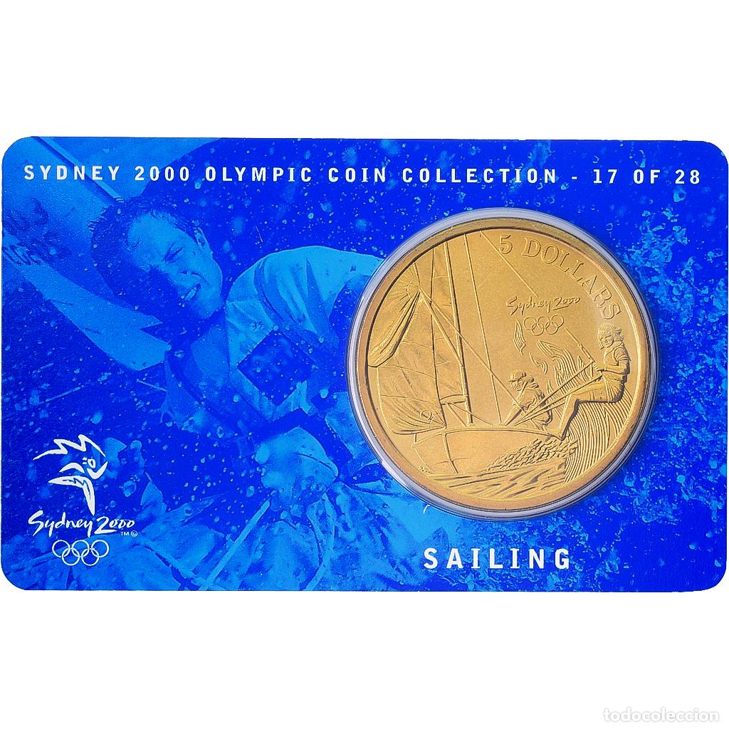 Monedas antiguas de Ocean&iacute;a: [#1545995] Australia, Elizabeth II, 5 Dollars, XXVII Olympics, Sydney - Sailing 17/28