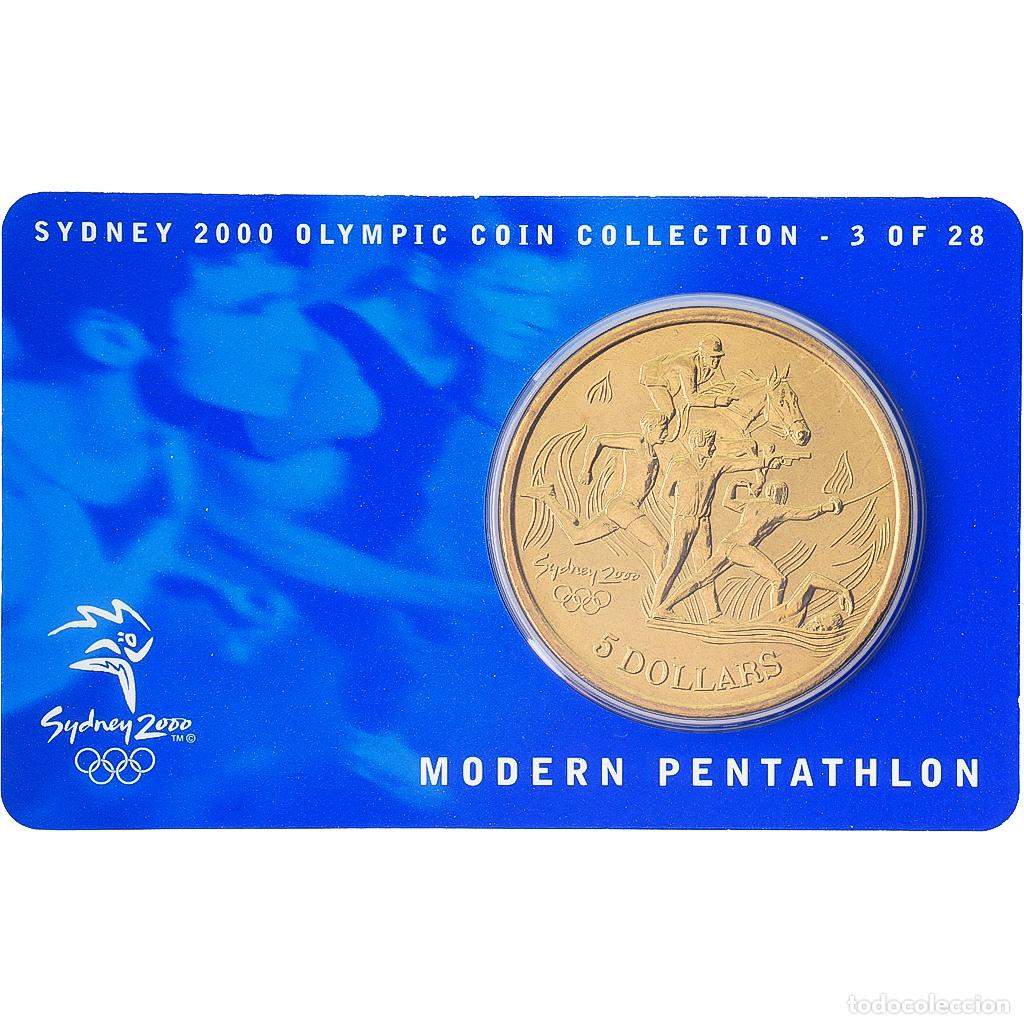 Monedas antiguas de Ocean&iacute;a: [#1545997] Australia, Elizabeth II, 5 Dollars, XXVII Olympics, Sydney - Modern Pentathlon