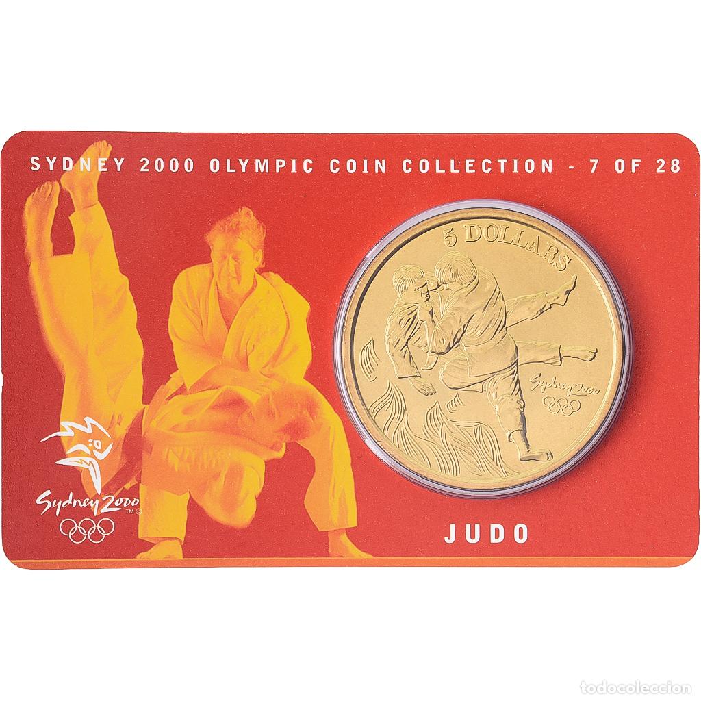 Monedas antiguas de Ocean&iacute;a: [#1546007] Australia, Elizabeth II, 5 Dollars, XXVII Olympics, Sydney - Judo 7/28, 2000