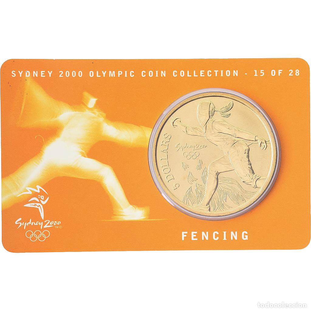 Monedas antiguas de Ocean&iacute;a: [#1546008] Australia, Elizabeth II, 5 Dollars, XXVII Olympics, Sydney - Fencing 15/28