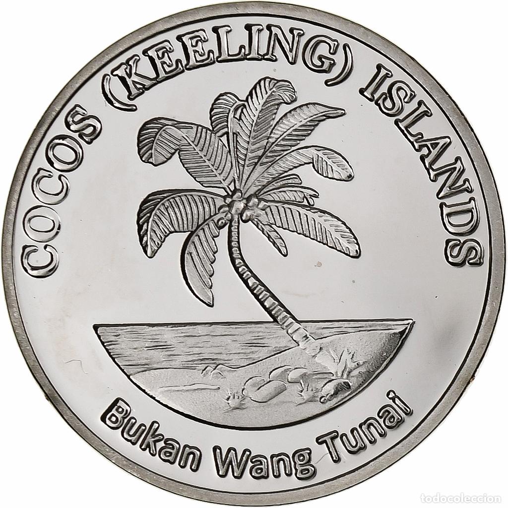 Monedas antiguas de Ocean&iacute;a: [#1306934] COCOS (KEELING) ISLANDS, 10 Rupees, Night heron, 2023, Cobre - n&iacute;quel, SC