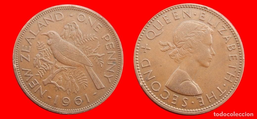 Monedas antiguas de Ocean&iacute;a: 1 PENIQUE PENNY 1961 NUEVA ZELANDA-153547