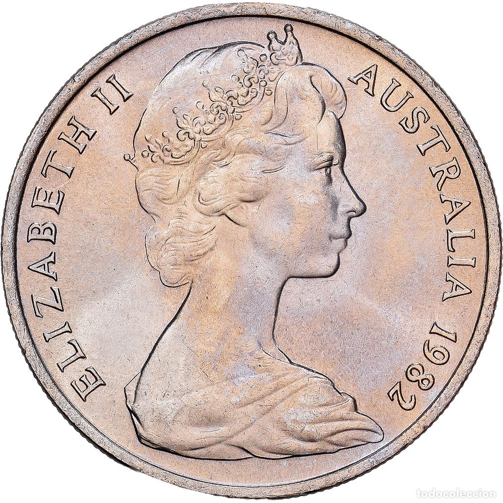 Monedas antiguas de Ocean&iacute;a: [#1224768] Australia, Elizabeth II, 10 Cents, 1982, Cobre - n&iacute;quel, SC, KM:65
