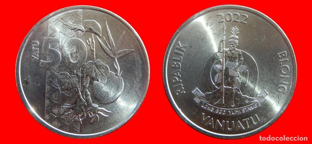 Monedas antiguas de Ocean&iacute;a: 50 VATU 2022 SIN CIRCULAR VANUATU-9062SC