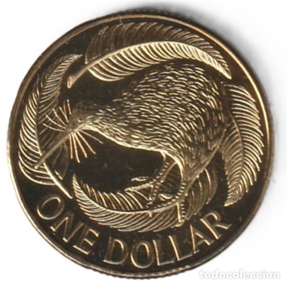 Monedas antiguas de Ocean&iacute;a: Nueva Zelanda 2 d&oacute;lares BU 1990 KM# 78